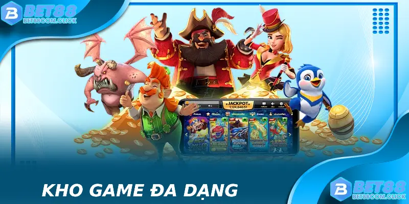 Sở hữu hệ thống trò chơi cá cược đa dạng, thu hút người chơi.