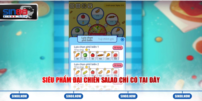Siêu phẩm đại chiến salad chỉ có tại đây